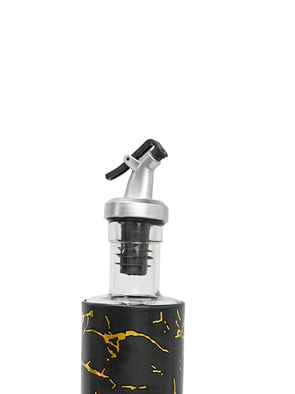Glass Marble Oil/Vinegar Dispenser Bottle